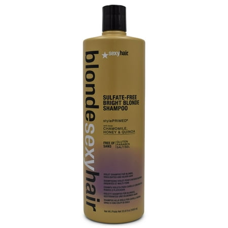 Sexy Hair Violet Blonde Bombshell Sulfate Free Bright Blonde Shampoo