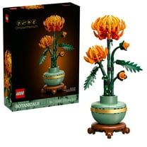 LEGO Icons Chrysanthemum Building Set - Artificial Flowers for Dinner Table Centerpieces & Decoration, Adults Ages 18  - Birthday Gift Idea - 10368
