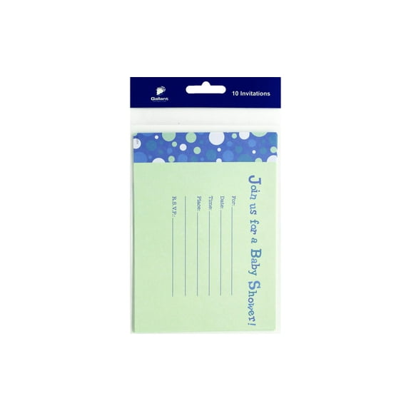 Gallant Greetings Baby Shower Invitation 10ct 5