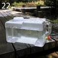 thumbnail image 4 of Contenedor de cubo de agua de 22L con grifo, Gadget de lata de agua Almacenamiento de gran capacidad Portador de agua Botella de agua de agua Cola Cubo de almacenamiento, 4 of 8