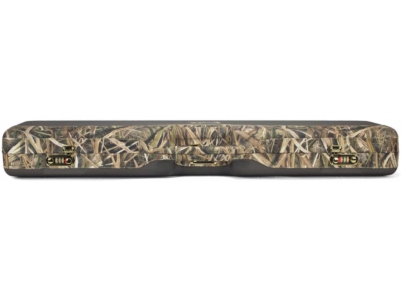 Negrini Duck Ruckus Two Shotgun Travel Case, 37.5in, Mossy Oak Shadow Grass, 167