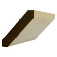 thumbnail image 1 of EWCR38 Shaker Craftsmen Crown Moulding Trim, 3/4" x 4", Poplar, 94", 1 of 3