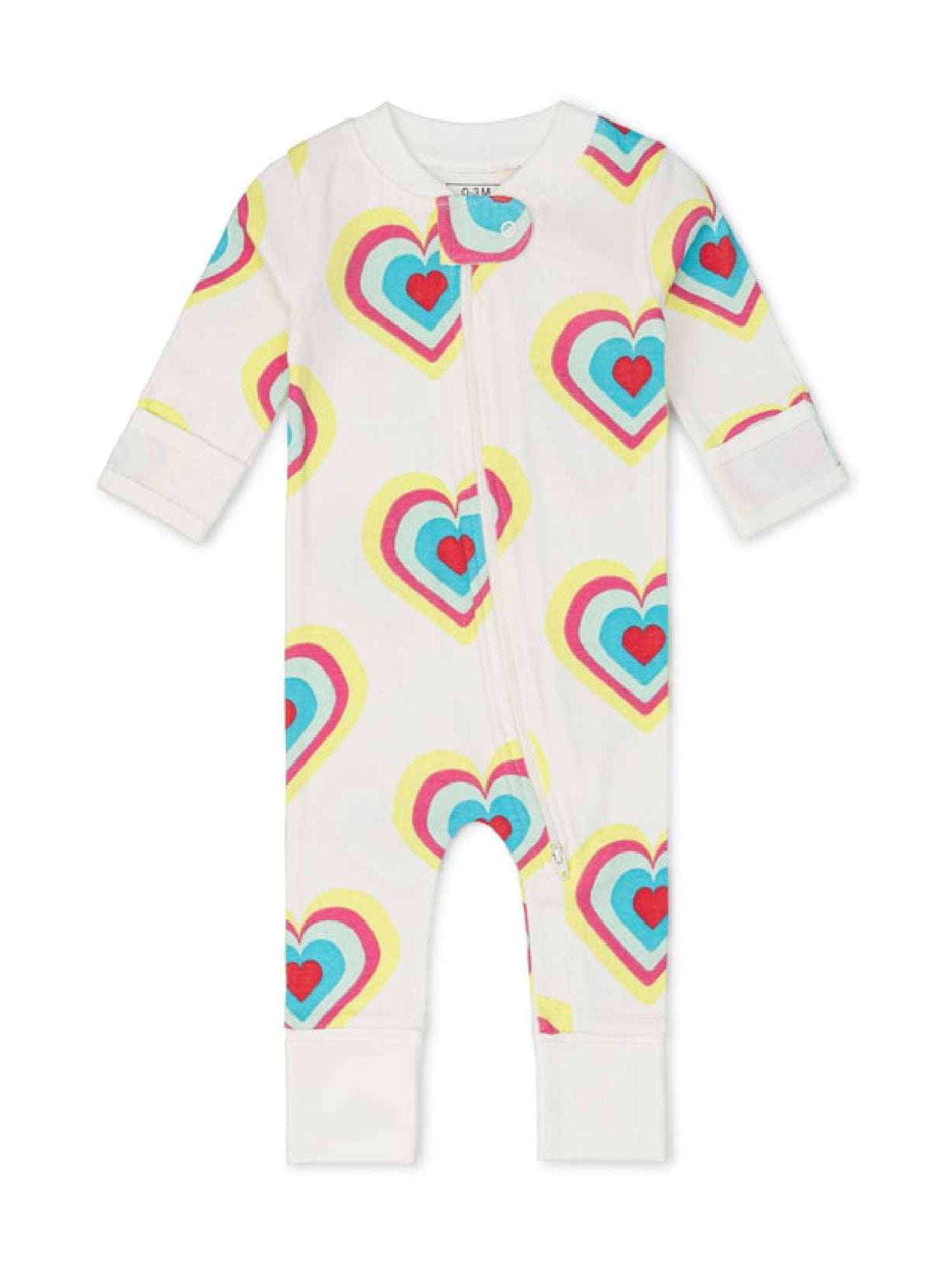 Paris Hilton x Monica + Andy Organic Cotton Baby One Piece Coverall, Sizes Preemie-24 Months