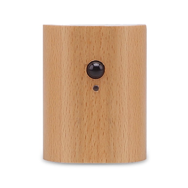 Lámpara de Pared de Inducción Inteligente de 0,4 W, Luz Infrarroja con LED de Madera, Sensor de 2700 K-3000 K, Bombilla Magnética para Armario.