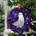 thumbnail image 2 of Ornament Window Hanging - Halloween Decoration Purple Star White Ghost Suncatcher for Doors Garden Indoor Spooky Sun Catchers Gothic Decor Horror Gifts for Women Men Friend, 2025,, 2 of 5