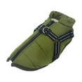 thumbnail image 2 of 2 In 1 Pet Dog Winter Warm Skiing Costume Coat Vest With Chest Strap Harness Warm Clothes for Small Large Dogs, 2 of 9