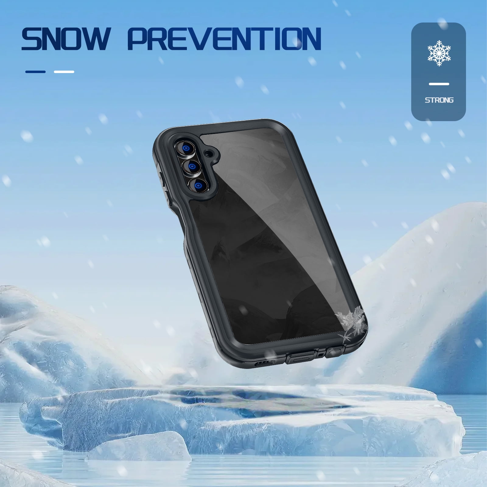 Allytech Waterproof Case for Galaxy A16 5G, Samsung A16 5G Waterproof Case with Build in Screen Protector, IP68 Waterproof Heavy Duty Shockproof Snow Dust Proof Phone Case for Samsung Galaxy A16 5G