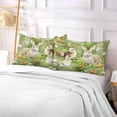 thumbnail image 6 of Coolnut Lovely Rabbits Plush Pillow Case, Zippered Bed Pillow Pillowcases, Super Soft and Cozy Pillowcase Covers for Sleep Decor Giftsation - Queen Size 20x30in, 6 of 7