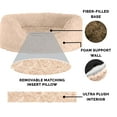 thumbnail image 6 of FurHaven Pet Products Ultra Plush Oval Pet Bed for Dogs & Cats - Cream, Large, 6 of 10