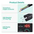 thumbnail image 3 of Alimentation Universelle Réglable Adaptateur Chargeur AC/DC (US), 3 of 5