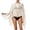 Beige, variant on Women Swimsuit Cover Ups Chiffon Poncho Top Y2k Sheer Mesh Asymmetrical Hem Off Shoulder Loose Summer Lightweight Shrug Shawl