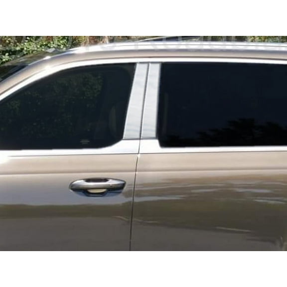 Stainless Steel Pillar Trim 4Pc Fits 2020 Kia Telluride PP70850 QAA