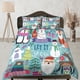 thumbnail image 1 of Feliz Navidad Juego de Funda Nórdica y Almohadas Invierno Dormitorio Ropa de Cama Funda de edredón, 1 of 4