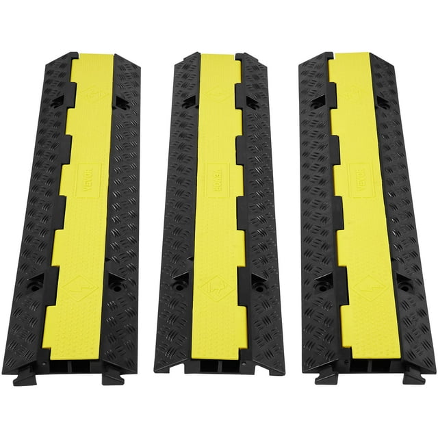 Protector de cable Ramp VEVOR, 2 canales, 12000 libras, capacidad x3