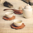 thumbnail image 4 of Durable Heat Resistant Wooden Coasters Kitchen Placemat Rosewood Kitchen Accessories Wood Pads Petal Coaster Coffee Mug Pad Tea Cup Mat, 4 of 8