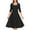 Black, variant on Elegant Dresses for Women with Bow Tie Half Sleeve Wedding Guest Dress Flowy A Line Square Neck Holiday Party Dresses 2026 Red L