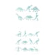 thumbnail image 1 of 18 piezas simulación luminosa dinosaurio esqueleto Dinos colección fiesta favores, 1 of 8