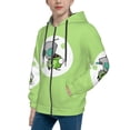 thumbnail image 2 of Invader Zim Teenager Hoodies Shirt Zipper Sweatshirts Hooded Hoody Clothes Coat For Boys Girls, 2 of 7