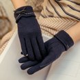 thumbnail image 4 of Guantes de invierno para mujer Guantes de mensajes de texto con pantalla táctil para clima frío - Guantes cálidos y térmicos a prueba de viento, 4 of 5
