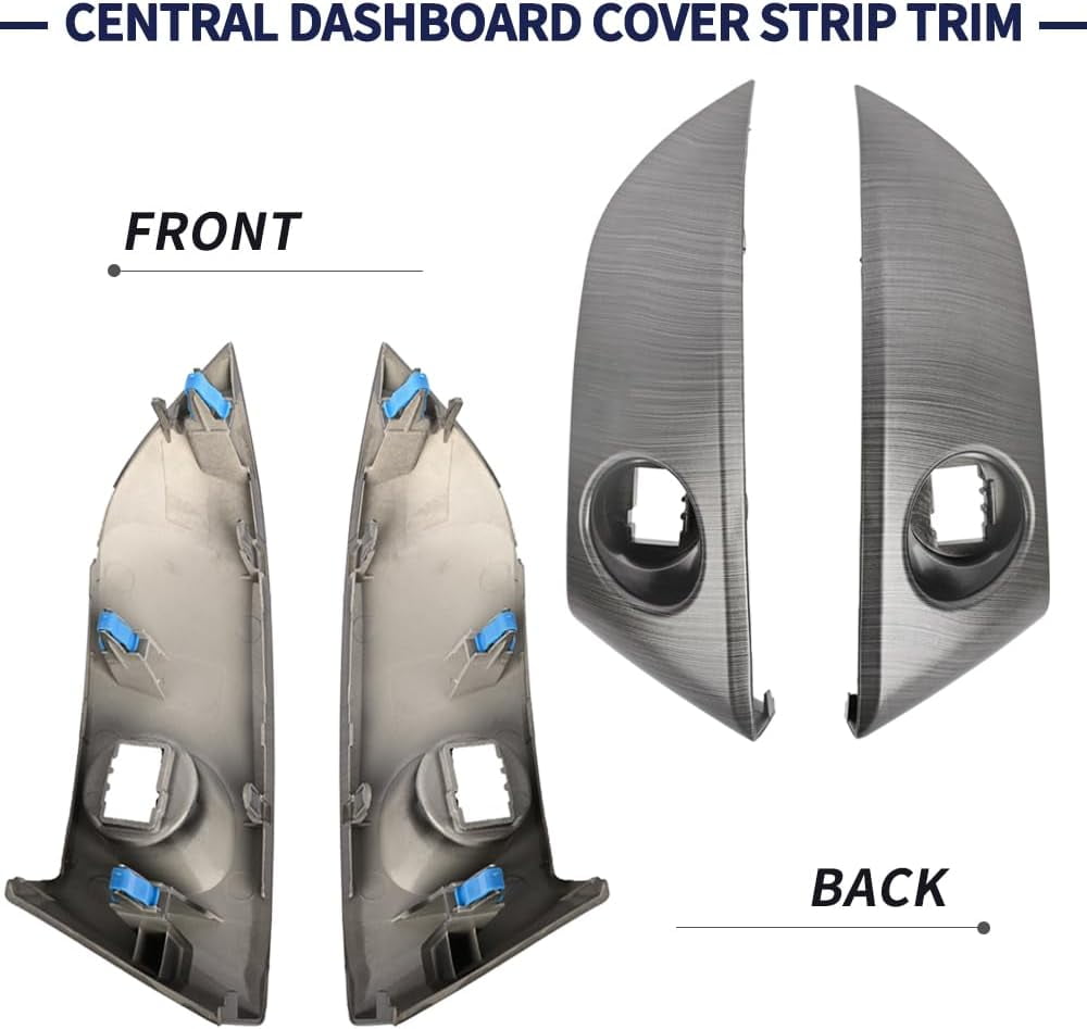1 Pair Central Dashboard Cover Trim Panel 55413-42070-B0 55412-42060-B0 for Toyota RAV4 2006-2012 Base Limited Sport EV
