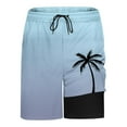 thumbnail image 4 of Men Swim Trunks with Compresssion Liner 7 Inch Inseam Board Shorts Bathing Suit with Zipper Pockets, 4 of 7