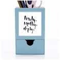 thumbnail image 1 of Truly Madly Deeply Quote Style Desk Supplies Organizer Pen Holder Card, 1 of 3