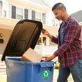 thumbnail image 4 of Assured Signs Recycle Sticker for Trash Can | 5 by 5" | 2 Pack | Green & Black Vinyl - Ideal Recycling Stickers For Bin, 4 of 9