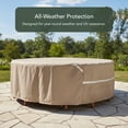 thumbnail image 3 of Covermates Fire Pit & Chair Set Cover - 72"DIA x 30"H, 900D Polyester, Weatherproof, 3 of 7