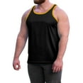 thumbnail image 5 of USNSM Men's Mesh Basketball Tank Top Workout Gym T-Shirts Loose Breathable Comfortable Sleeveless Training Shirt Black XXL, 5 of 5