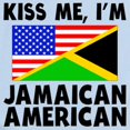 thumbnail image 2 of CafePress - Kiss Me Im Jamaican American Body Suit - Baby Light Bodysuit, Size Newborn - 24 Months, 2 of 4