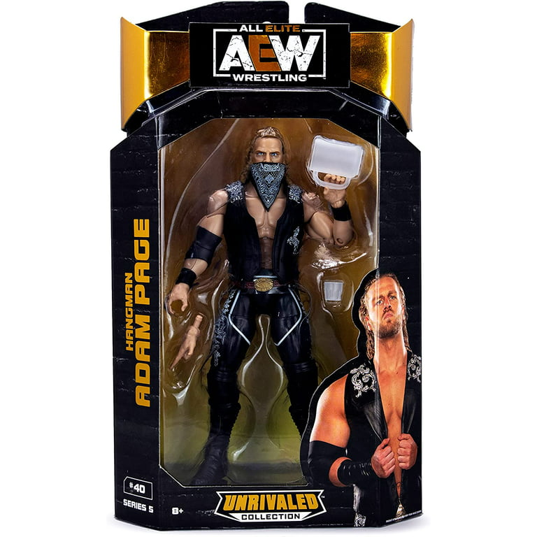 All Elite Wrestling Unrivaled Collection Hangman Adam Page - 6.5-Inch AEW  Action Figure - Series 5, hangman page 