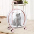 thumbnail image 4 of Maleta con ruedas para mascotas, caja de burbujas perros, cápsu ligera con rueda silenciosa, bolsa de transporte , brilnte Colco Caja de la carretilla, 4 of 8