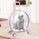 thumbnail image 4 of Bolsa de transporte Gatos Perros con rueda silenciosa Bolsa Space Capsule Pet Trolley Case Carrier rosa brillante jinwen Caja de la carretilla, 4 of 8