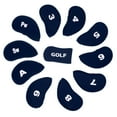 thumbnail image 2 of 2x 10pcs Funda de Neopreno Hierro Bolsa Protectora de Hierro, Impresión de Etiquetas de Número de dos cara DYNWAVEMX Fundas para cabezas de palos de golf, 2 of 8