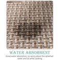 thumbnail image 3 of Kitchen Rugs Kitchen Mats for in Front of Sink Comfort Kitchen Rug Non-Skid Twill Kitchen Mat for Kitchen, Floor Home, Office, Sink, Laundry - 20"x32", Khaki, 3 of 7