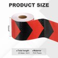 thumbnail image 2 of Uxcell Reflective Tape, Self-Adhesive Trailer Reflector Tape Waterproof Warning Sticker Red-black 4 Inch x 82 Feet, 2 of 6