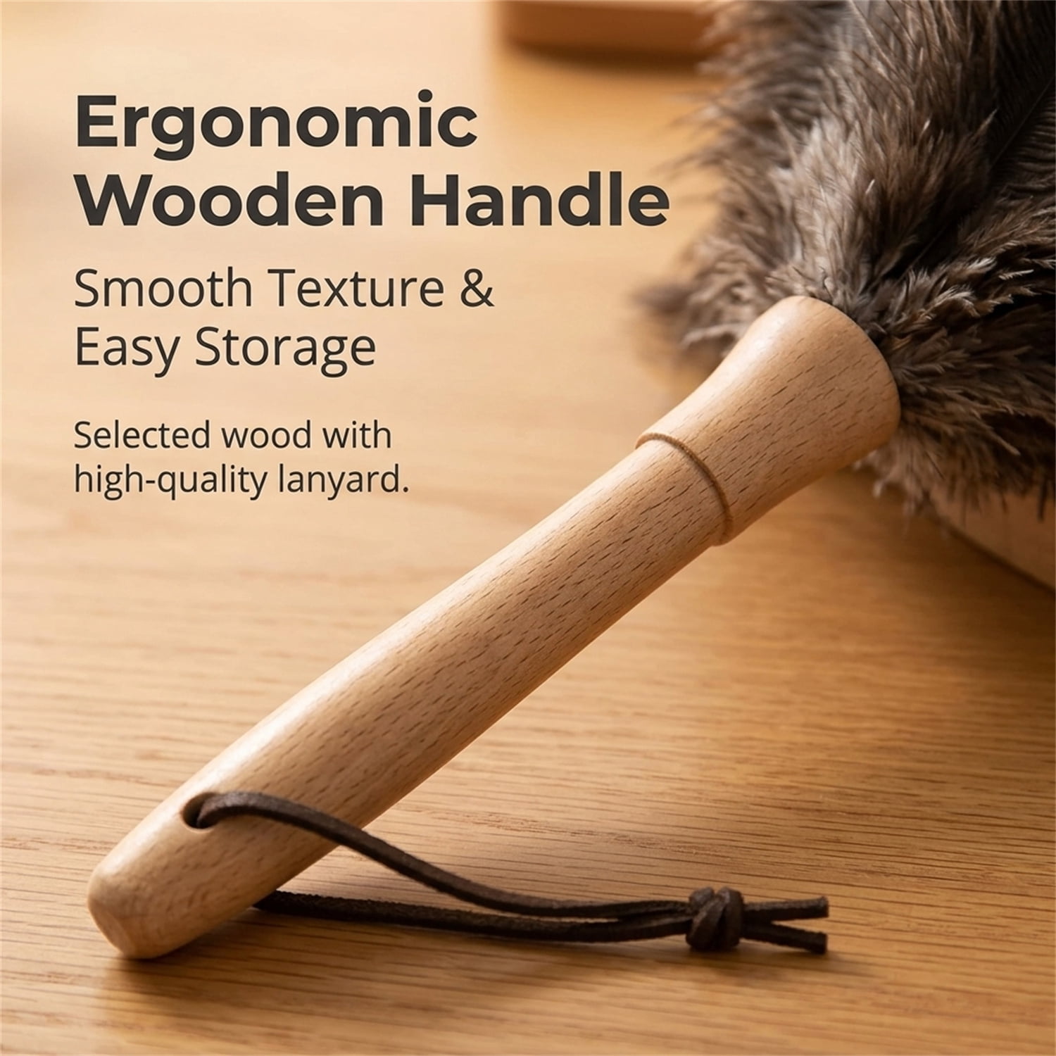 NOGIS Ostrich Feather Duster - Thumbnail 3