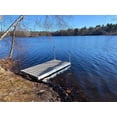 thumbnail image 4 of DIY Aluminum Frame Dock Kit - Lightweight with Galvanized Steel Posts Includes Frame Posts Plates Hardware, 4 of 4