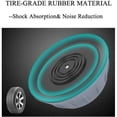 thumbnail image 4 of PCS  Vibration Pads for Washing Machine Rubber Foot Pad -proof Noise Reduction Washer Bottom Support  Slip Mats for Refrigerator Table Furniture, 4 of 7