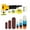Set, variant on Concentric Air Sander Pneumatic Polishing Grinder Grinding Machine Air Tools High Speed Air Powered Polisher Set For Car ,Easy Operation