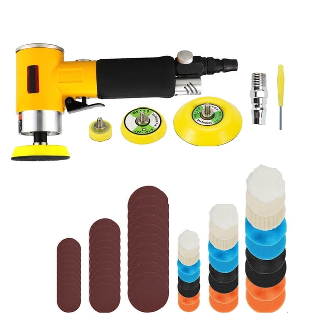 Concentric Air Sander Pneumatic Polishing Grinder Grinding Machine Air Tools High Speed Air Powered Polisher Set For Car ,High Dust Collection Efficiency