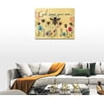 thumbnail image 4 of Farmhouse Bee Decor Wall Art Rustic Country God Says You Are Flower Pictures Wall Decor Canvas Painting Prints Artwork Home Decorations Framed for Bathroom Kitchen Bedroom Living Room 16"x12", 4 of 6