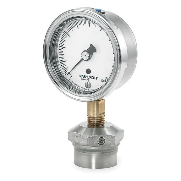 Ashcroft 2-1/2" General Purpose with Seal Pressure Gauge, 0 to 300 psi