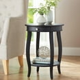 thumbnail image 2 of Better Homes & Gardens Round Accent Table with Drawer, Light Blue, 2 of 8
