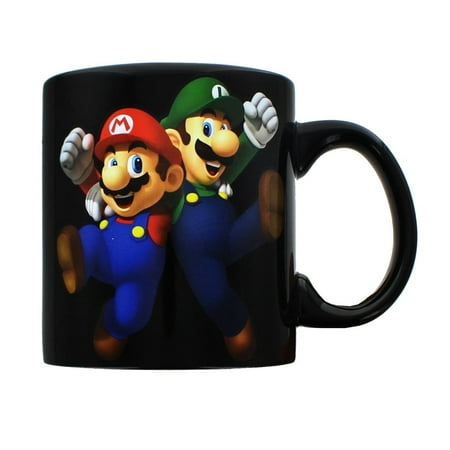 Mario Batali Ceramic - Super Mario Bros. Mario & Luigi 20oz Ceramic Mug