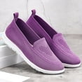 thumbnail image 6 of kamemir Womens Walking Shoes Women's Walking Shoes Casual Mesh-Comfortable Work Sneakers(O-Purple,7.5), 6 of 6