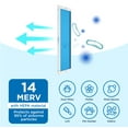 thumbnail image 5 of Medify Air 16x25x1 Air Filter, MERV 14 Pleated with HEPA, HVAC Furnace Filter, 2-Pack, 5 of 6