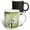 Multicolor, variant on 3drose, Painted Daisy - Flowers - White Floral Art, 11oz Magic Transforming Mug