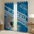 thumbnail image 2 of Erosebridal American Football Curtains Pack of 2 (42x63),Sport Theme 30%-50% Black Out Curtains,Ball Game Decor(Detroit), 2 of 6