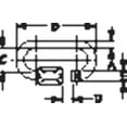 thumbnail image 2 of New Quick Links - Stainless Steel sea-dog Line 153006-1 1/4" x 2-1/4" x C 5/8" D 5/16" E 3/8" Break Strength 7150 lbs., 2 of 2